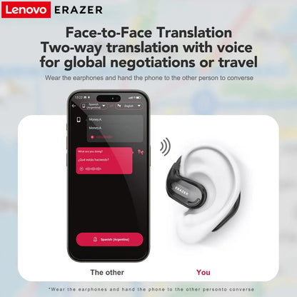 ERAZER XT66pro OWS Wireless Headphones Bluetooth 5.4 Earphones with Mic OWS Sports Headsets IPX5 Earhook AI translator Earbuds