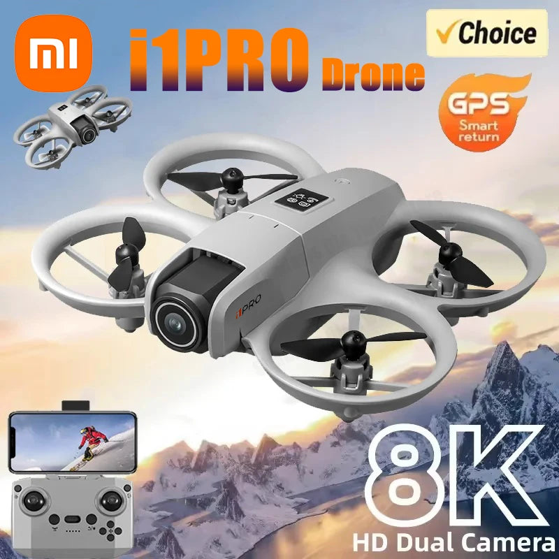 Xiaomi 8K i1PRO Drone Professional Camera Drone 5G WIFI FPV UAV With Screen Remote Control RC Drone Avoidance Aerial Quadcopter